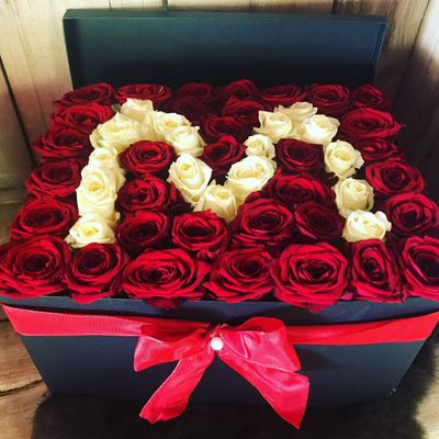 باکس گل حروف